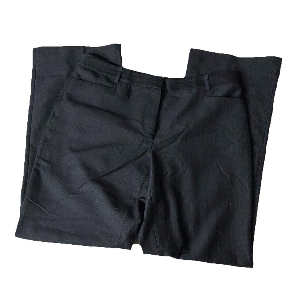 Calvin Klein Women’s Sz 6 Modern Fit Dress Pants Gray Pinstripe Career Trouser